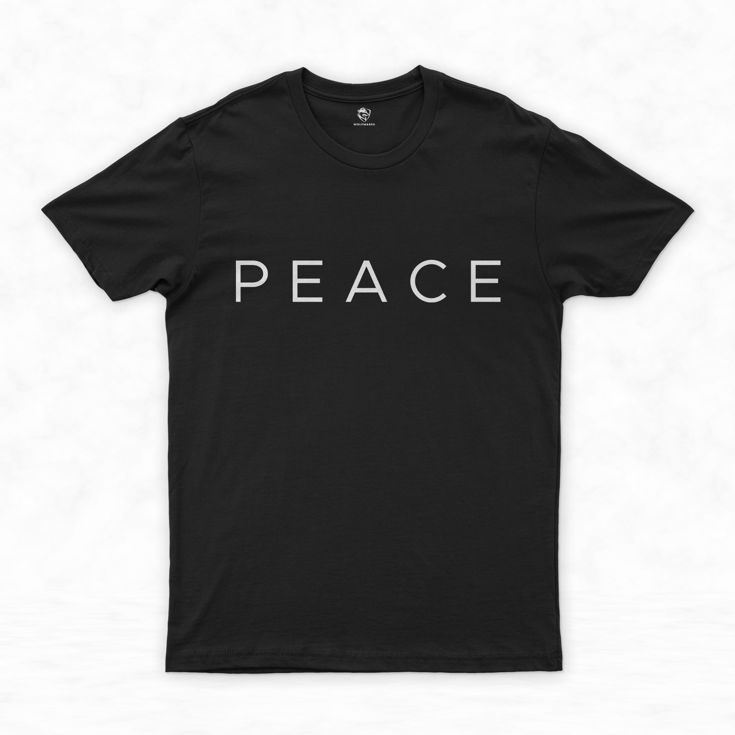Tranquil Geek Chic: Peace Shirt for Minimalist Enthusiasts