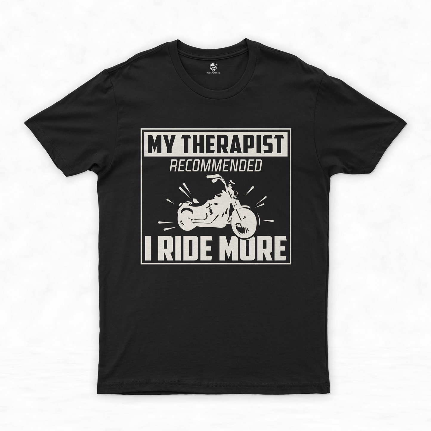 Retro Motorcycle T-shirt: Revive Your Spirit with Rider Therapy