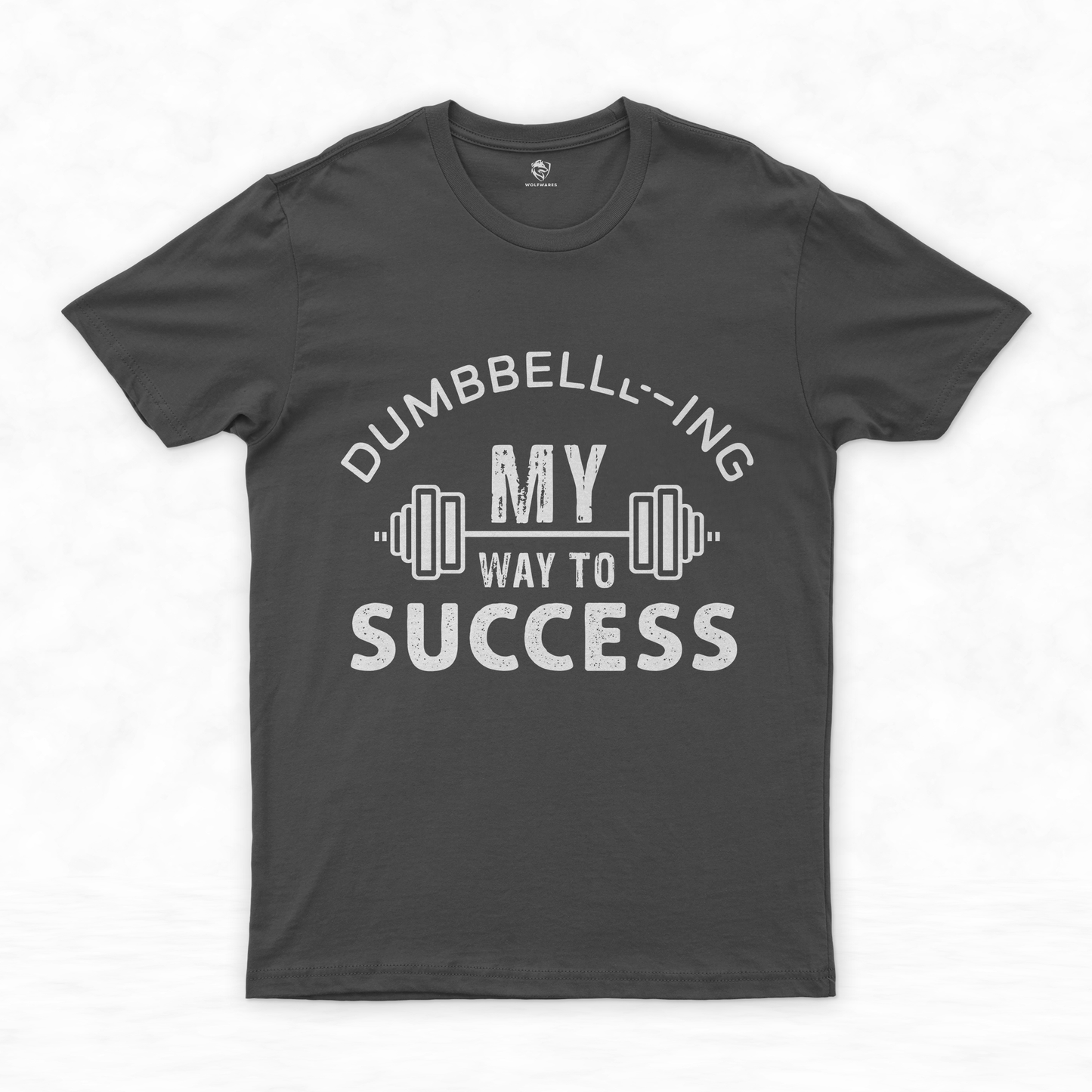 Barbell Swagger: Flex Your Muscles with Our Bodybuilding Tee