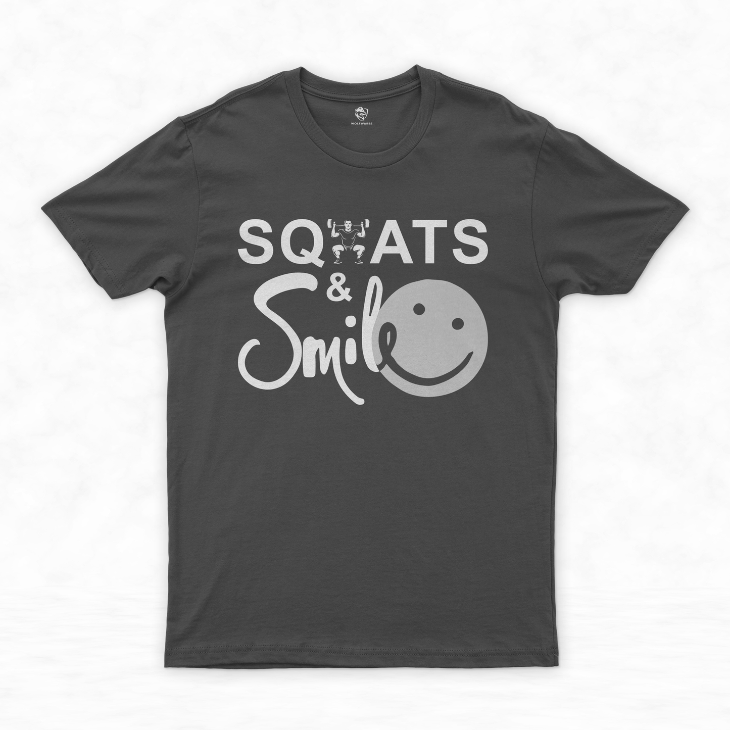 Workout T-Shirt Collection | Lift, Laugh, Love - Squats & Smiles
