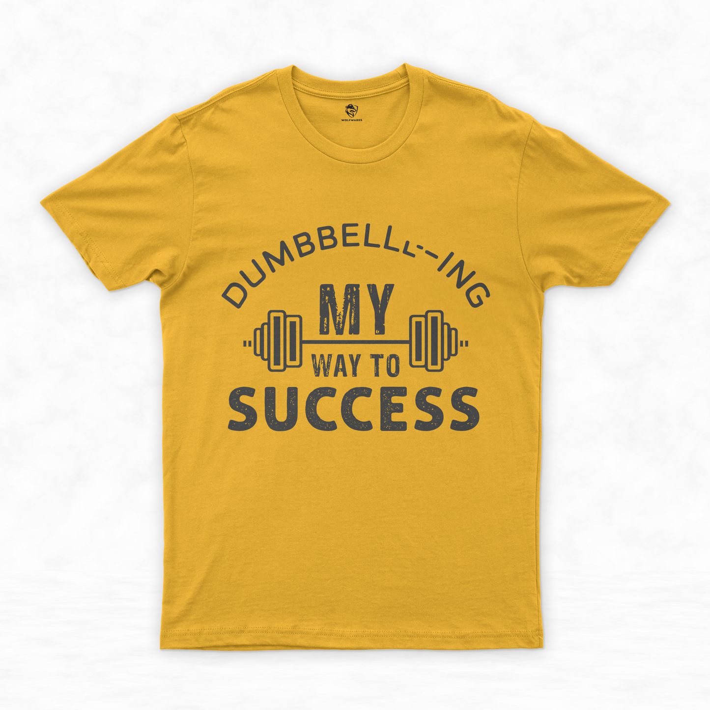 Barbell Swagger: Flex Your Muscles with Our Bodybuilding Tee