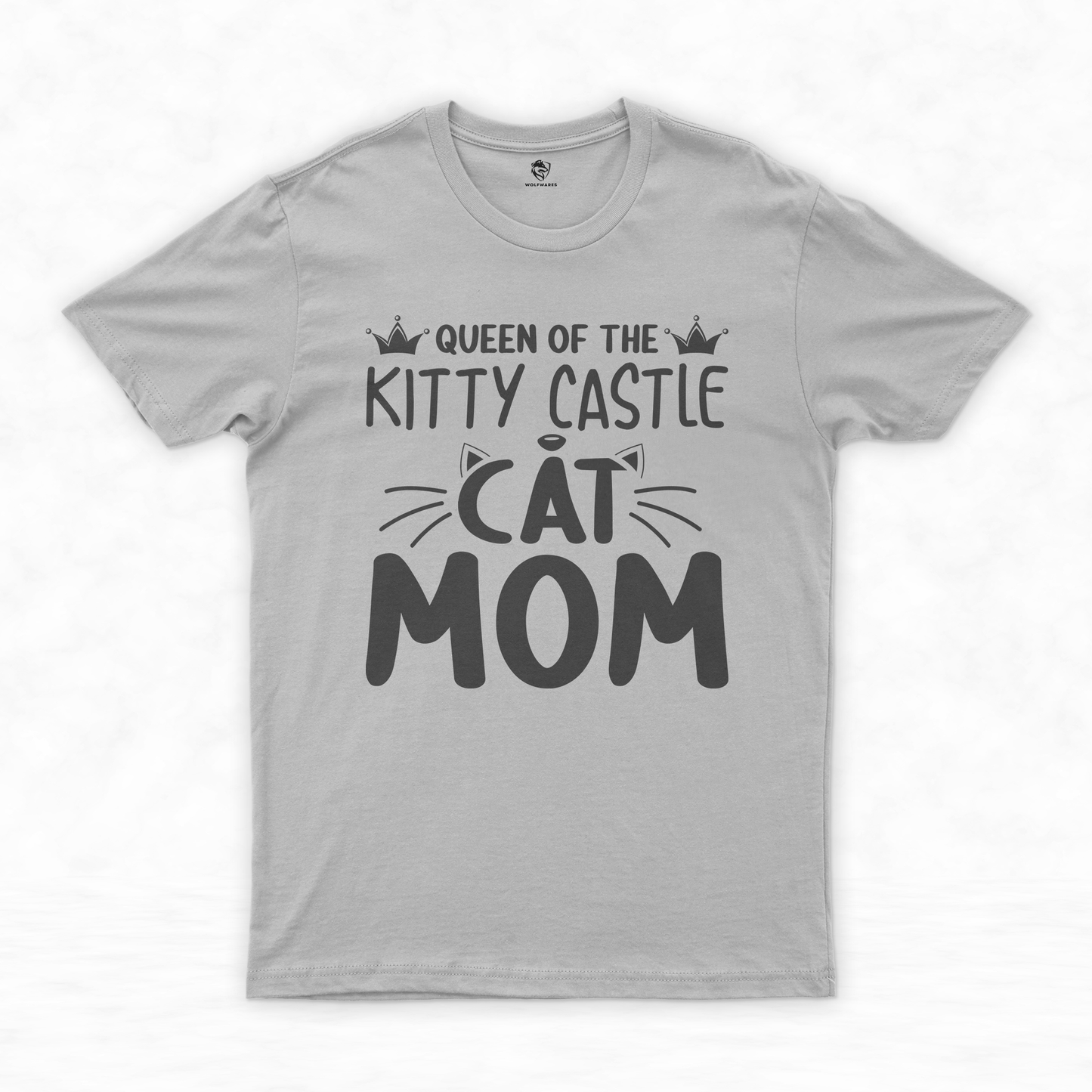 Crowned Cat Queen: Cat Mama Shirt & Mother of Cats Shirt