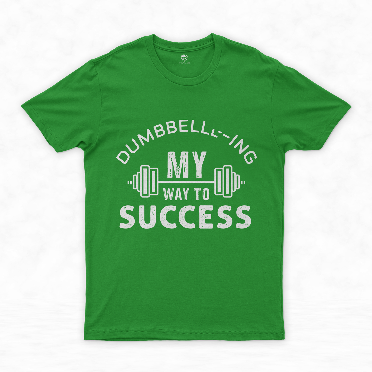 Barbell Swagger: Flex Your Muscles with Our Bodybuilding Tee