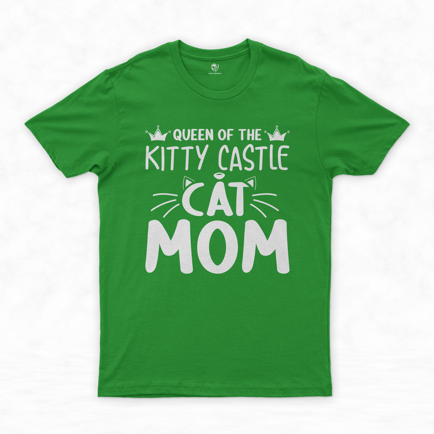 Crowned Cat Queen: Cat Mama Shirt & Mother of Cats Shirt