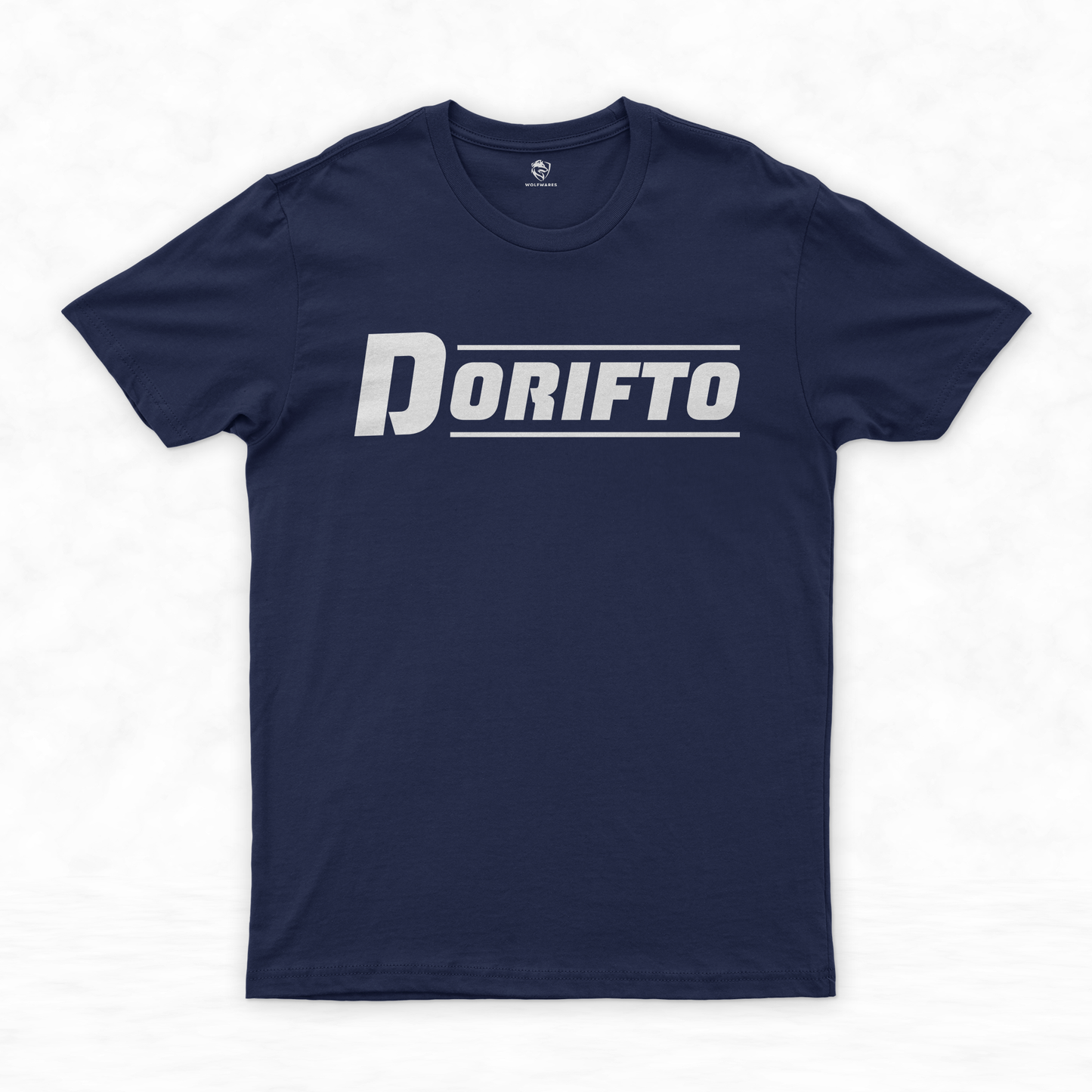 Retro Sophistication: Vintage Black Tee | Dorifto & Clean Design T-shirt
