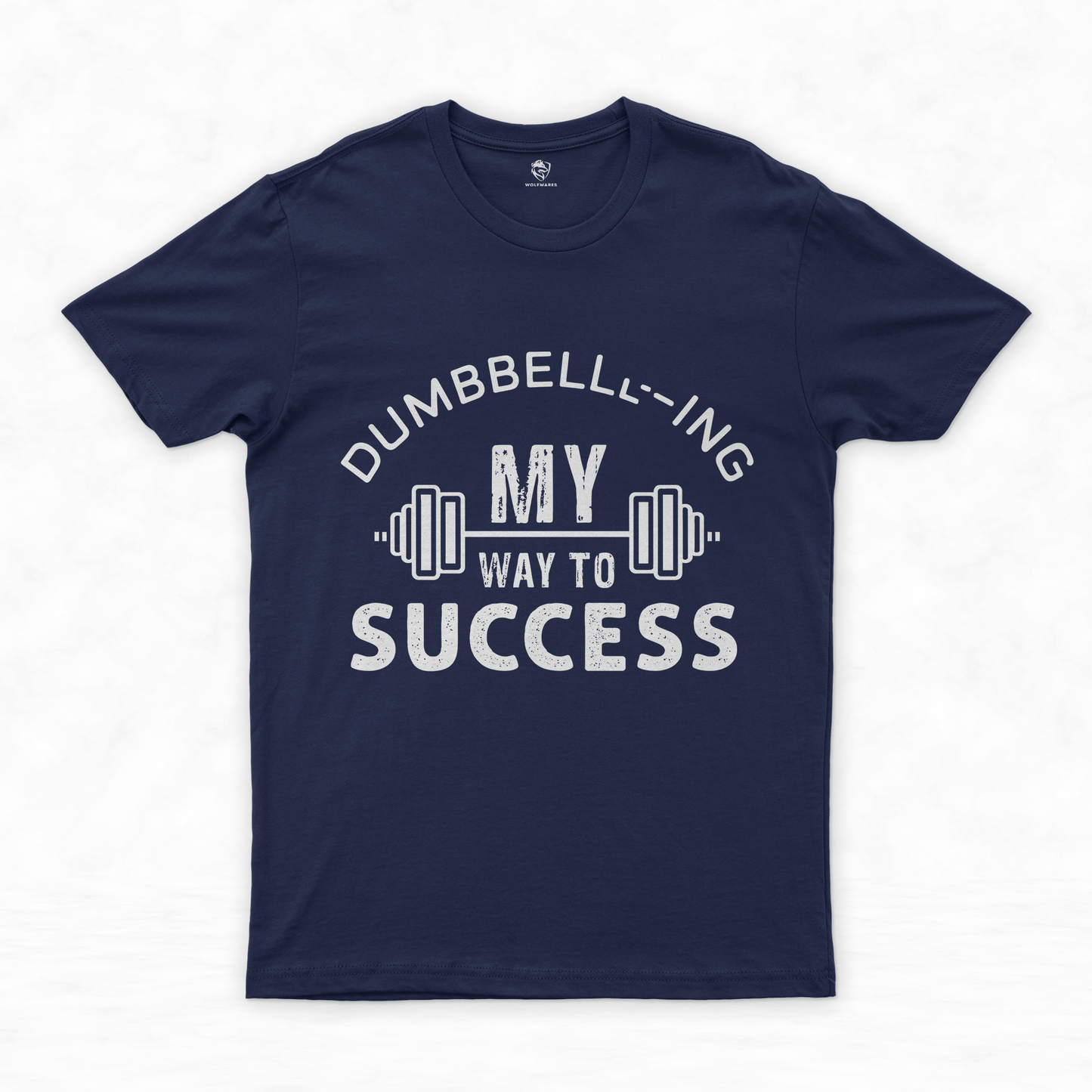 Barbell Swagger: Flex Your Muscles with Our Bodybuilding Tee