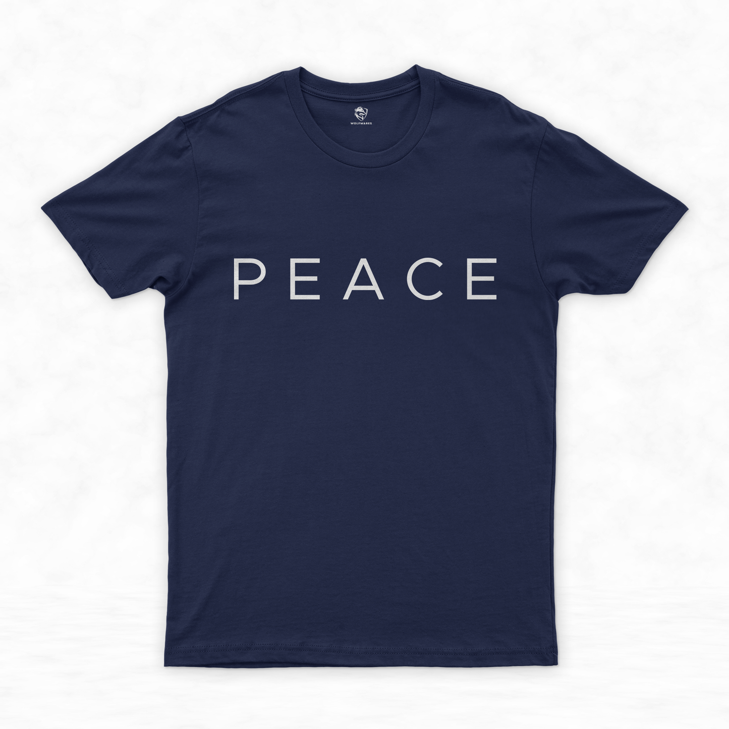 Tranquil Geek Chic: Peace Shirt for Minimalist Enthusiasts