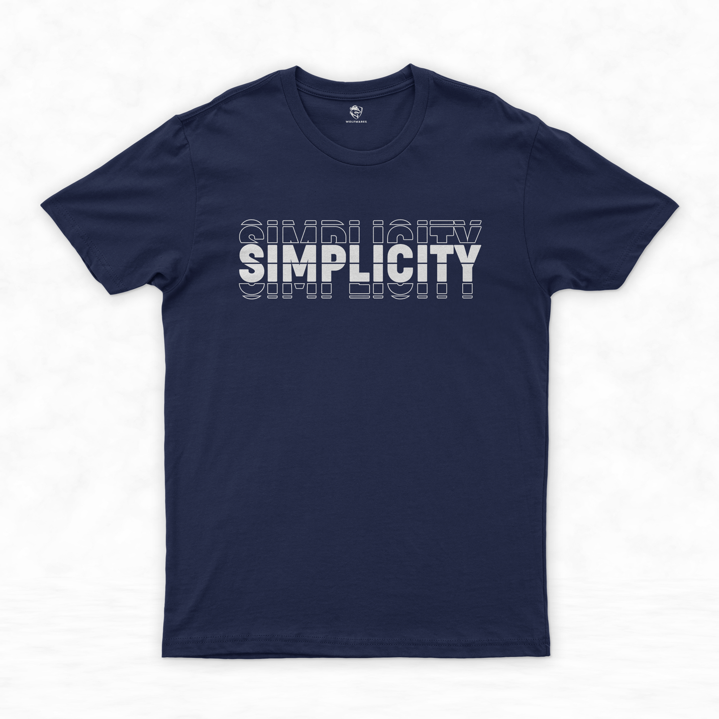 Effortless Elegance - Simplicity Graphic Tee for Everyday & Vintage-Inspired Shirts