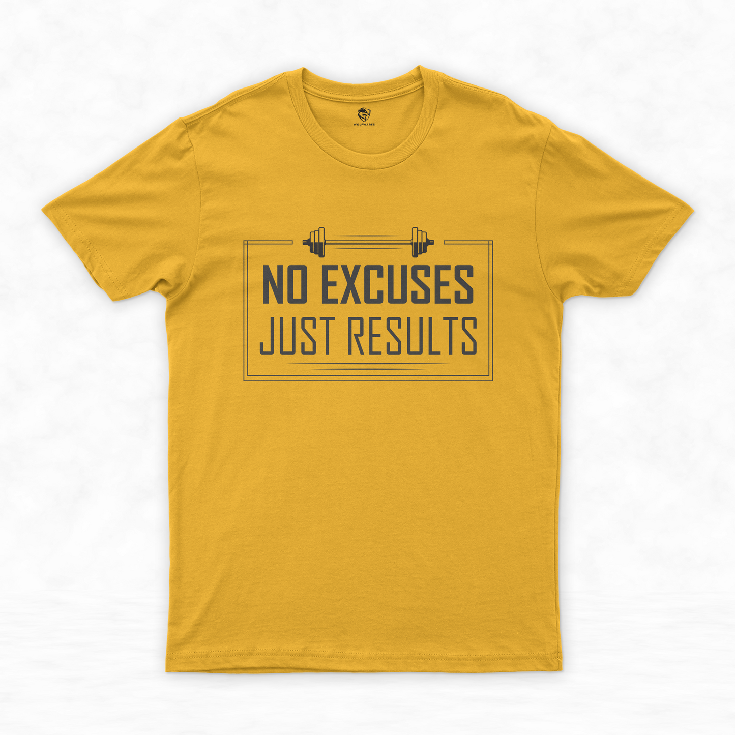No Excuses, Just Results: Hilarious Gym Training Shirt