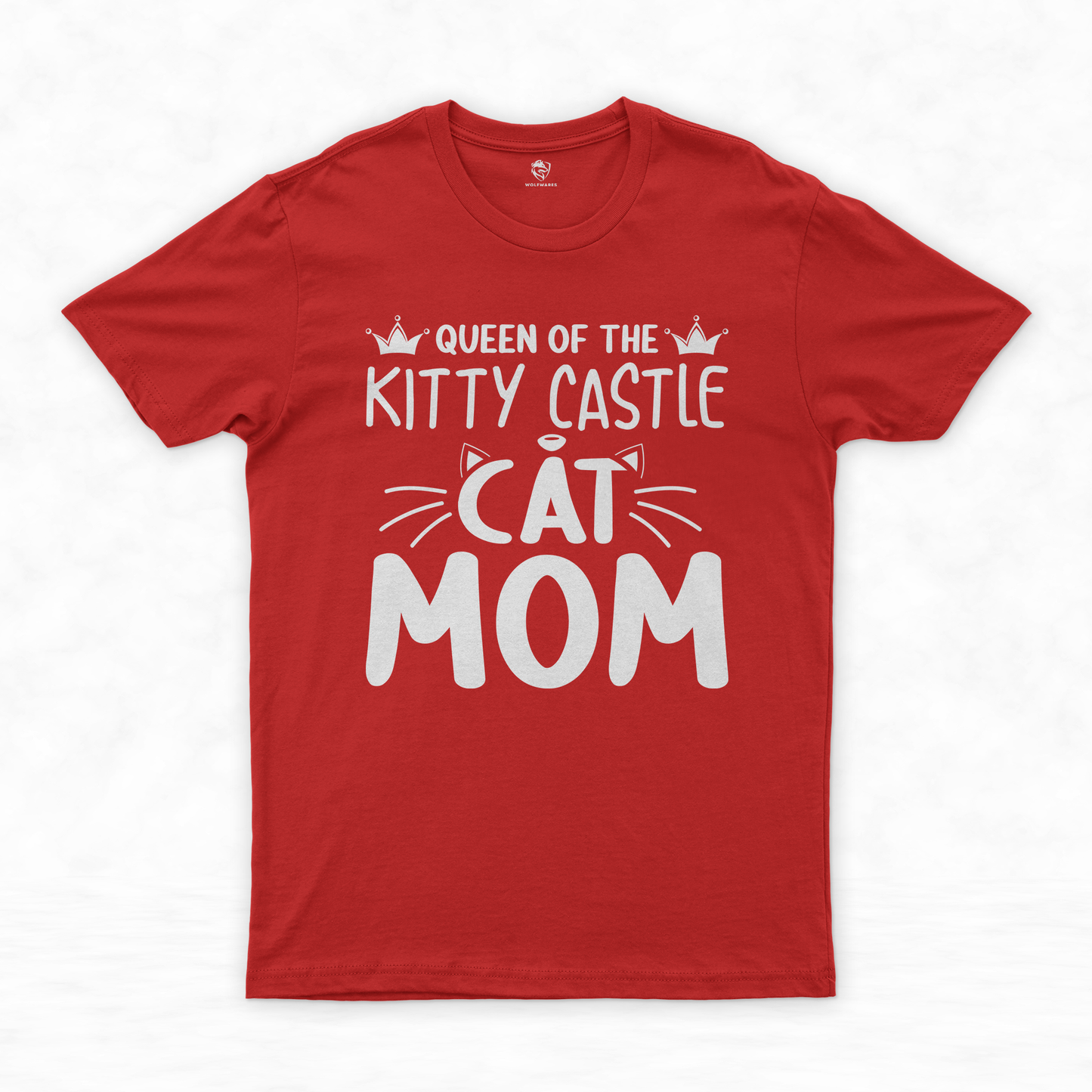 Crowned Cat Queen: Cat Mama Shirt & Mother of Cats Shirt
