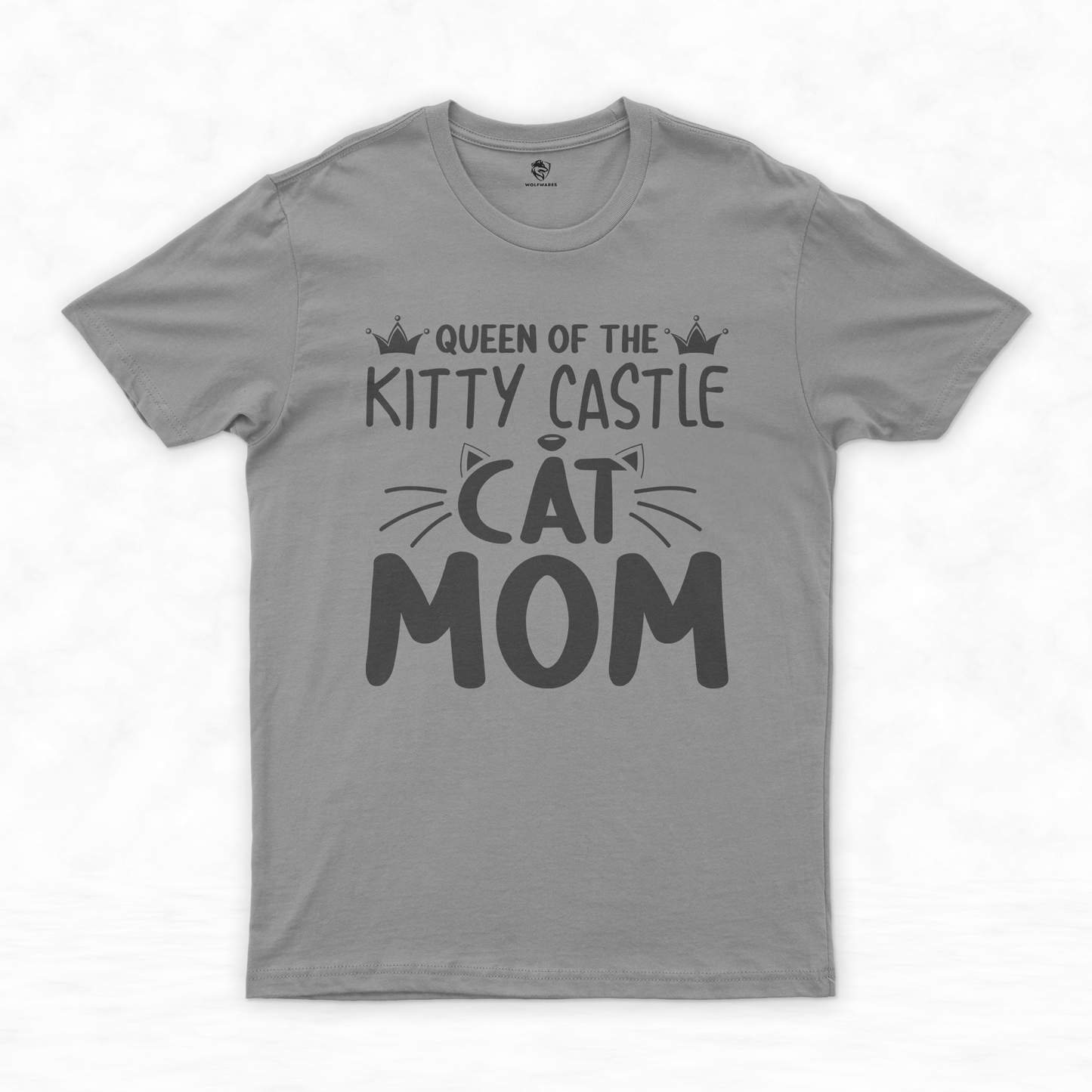 Crowned Cat Queen: Cat Mama Shirt & Mother of Cats Shirt