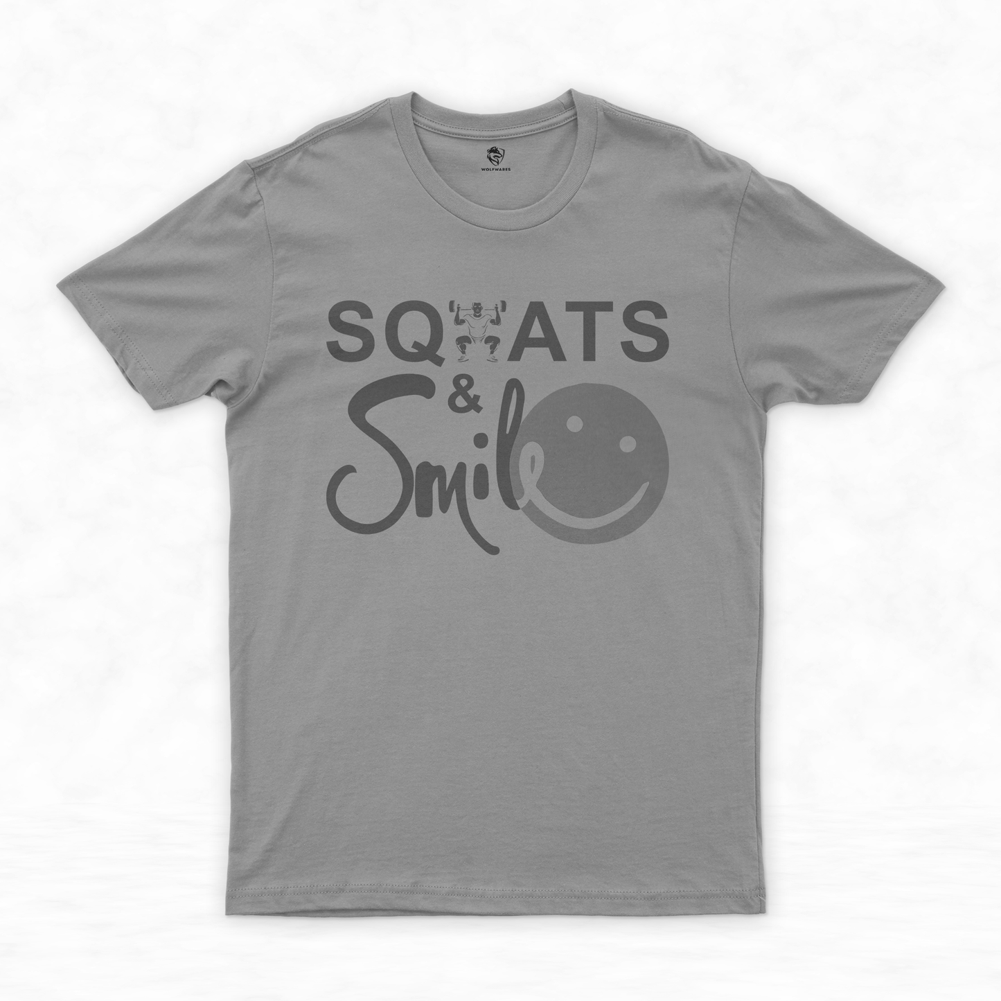 Workout T-Shirt Collection | Lift, Laugh, Love - Squats & Smiles