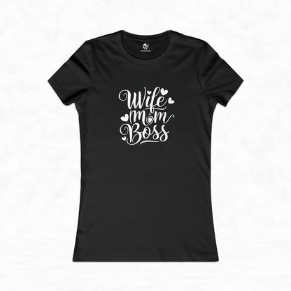 Multitasking Mama: Wife Mom Boss Shirt & Trendy Mom Shirt