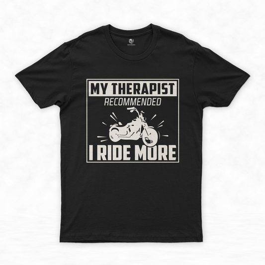 Retro Motorcycle T-shirt: Revive Your Spirit with Rider Therapy