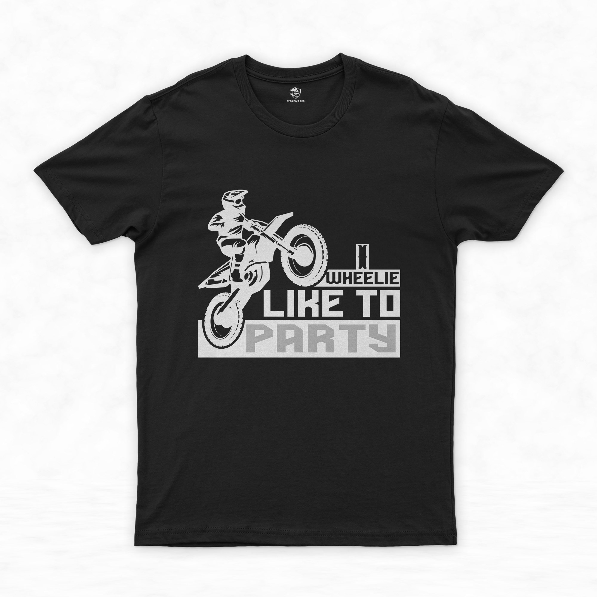 Motorbike T Shirt Collection | Ride, Party, Repeat - Biker Graphic Tee
