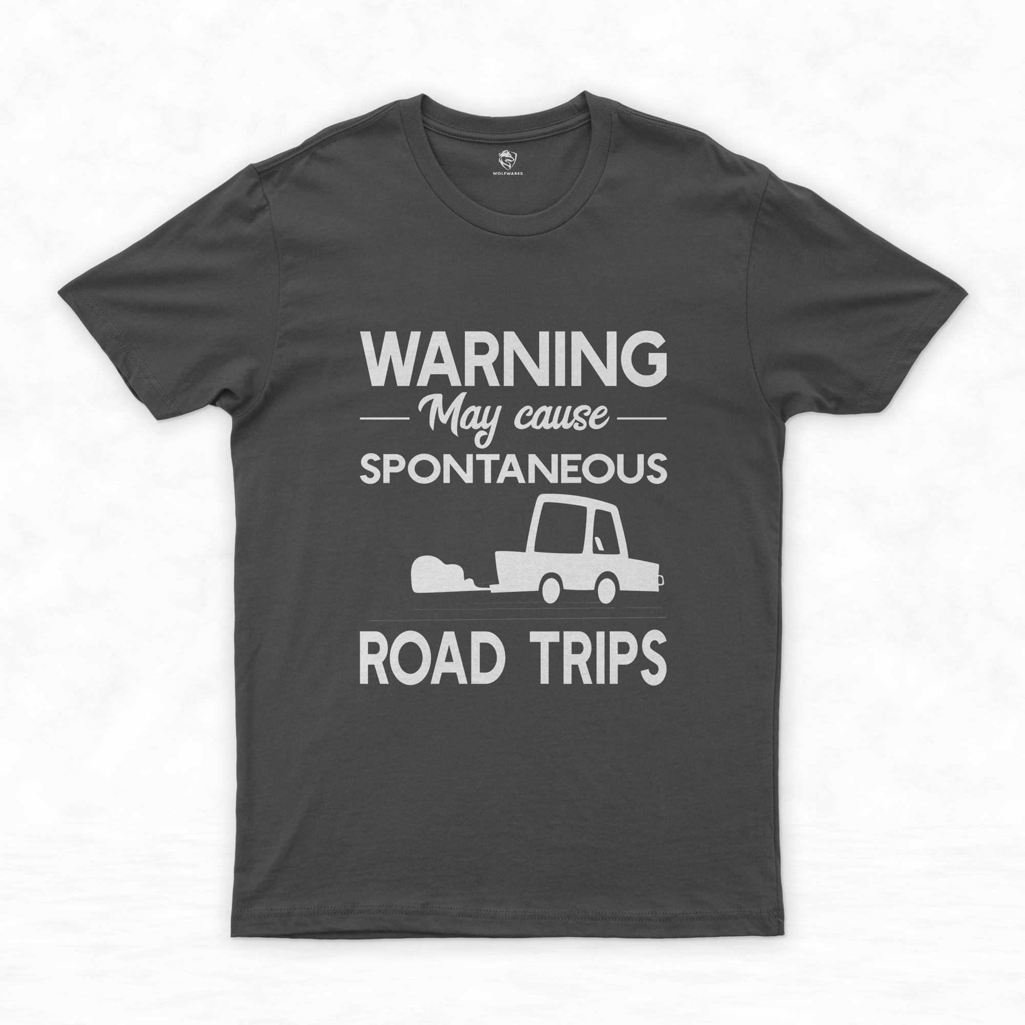 On the Road Again: Cool Camping T- Shirt for Travel Mavericks