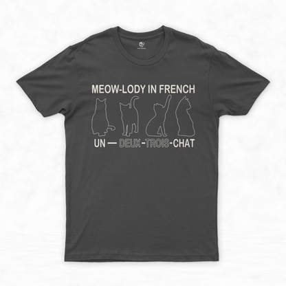 Purr-fect Harmony Collection: Un Deux Trois Cat Shirt & Cute Cat T-shirt
