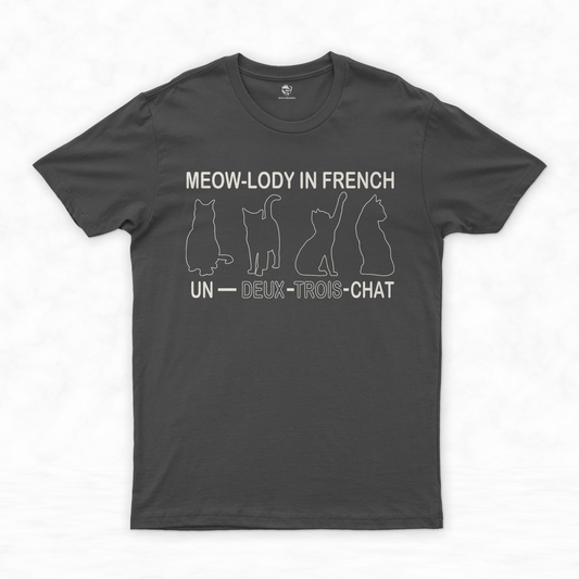 Purr-fect Harmony Collection: Un Deux Trois Cat Shirt & Cute Cat T-shirt