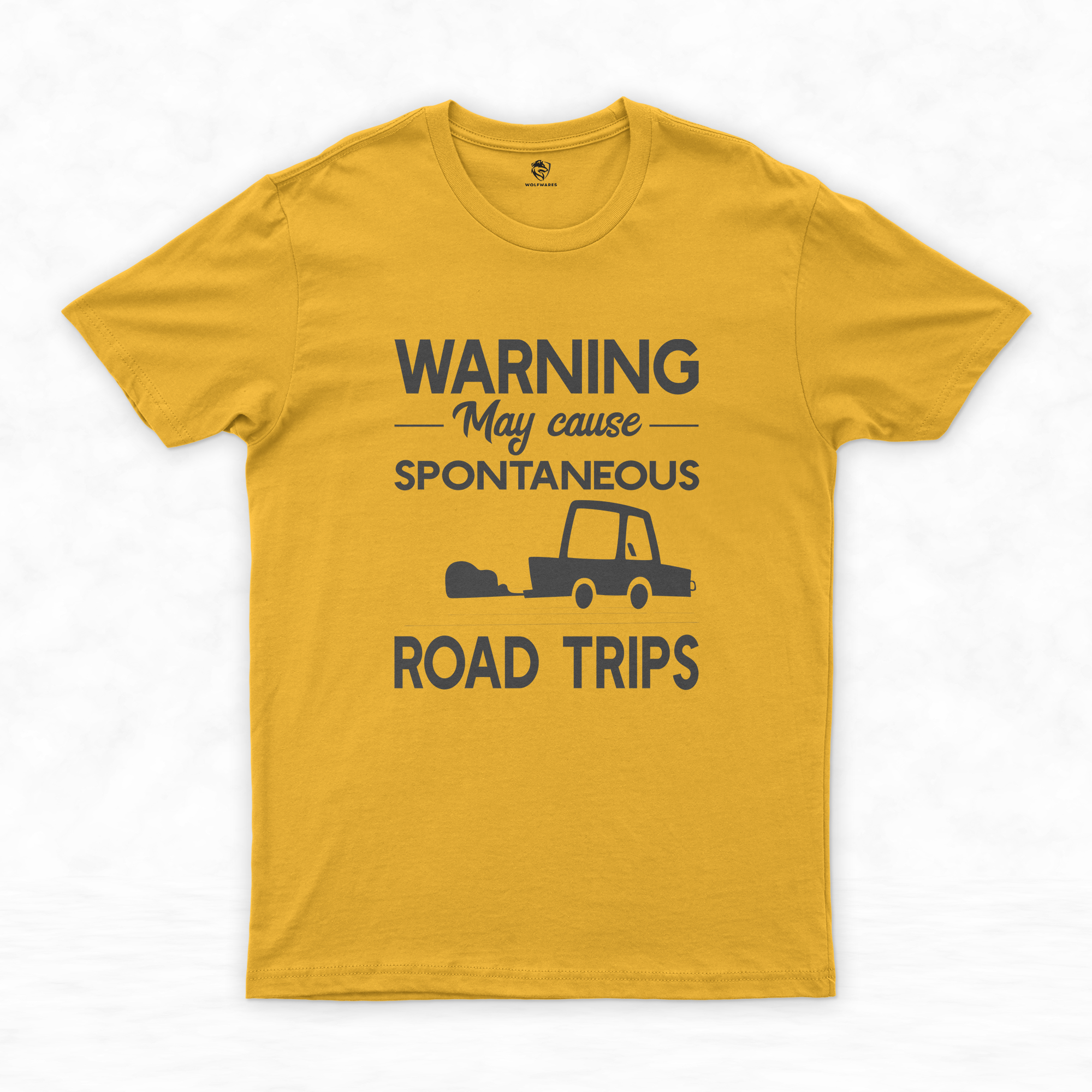 On the Road Again: Cool Camping T- Shirt for Travel Mavericks