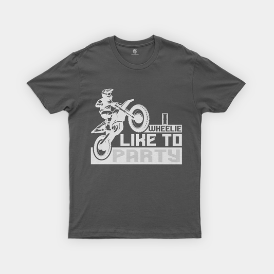 Motorbike T Shirt Collection | Ride, Party, Repeat - Biker Graphic Tee