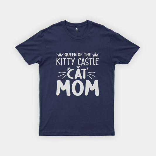 Crowned Cat Queen: Cat Mama Shirt & Mother of Cats Shirt