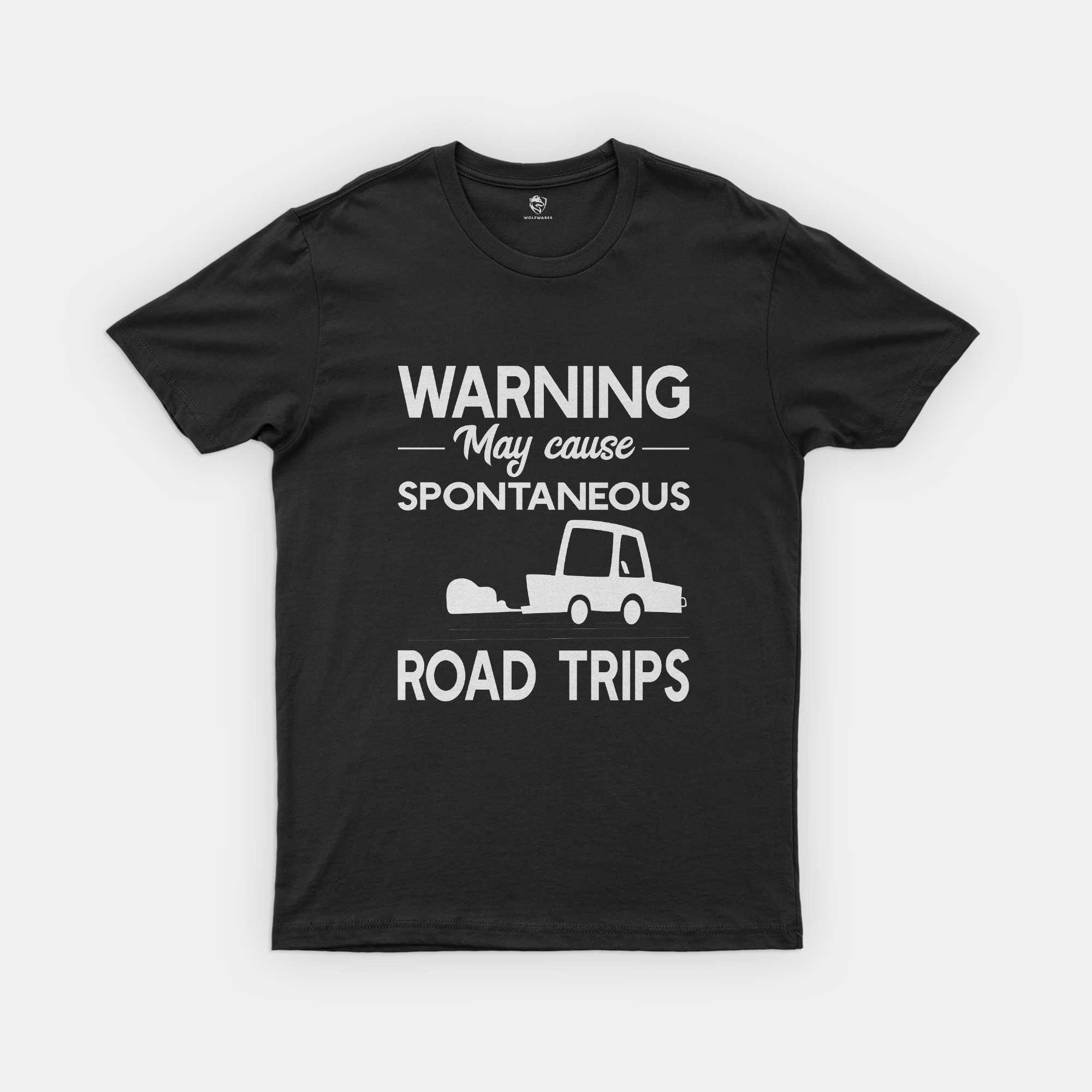 On the Road Again: Cool Camping T- Shirt for Travel Mavericks