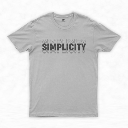 Effortless Elegance - Simplicity Graphic Tee for Everyday & Vintage-Inspired Shirts