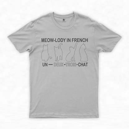 Purr-fect Harmony Collection: Un Deux Trois Cat Shirt & Cute Cat T-shirt