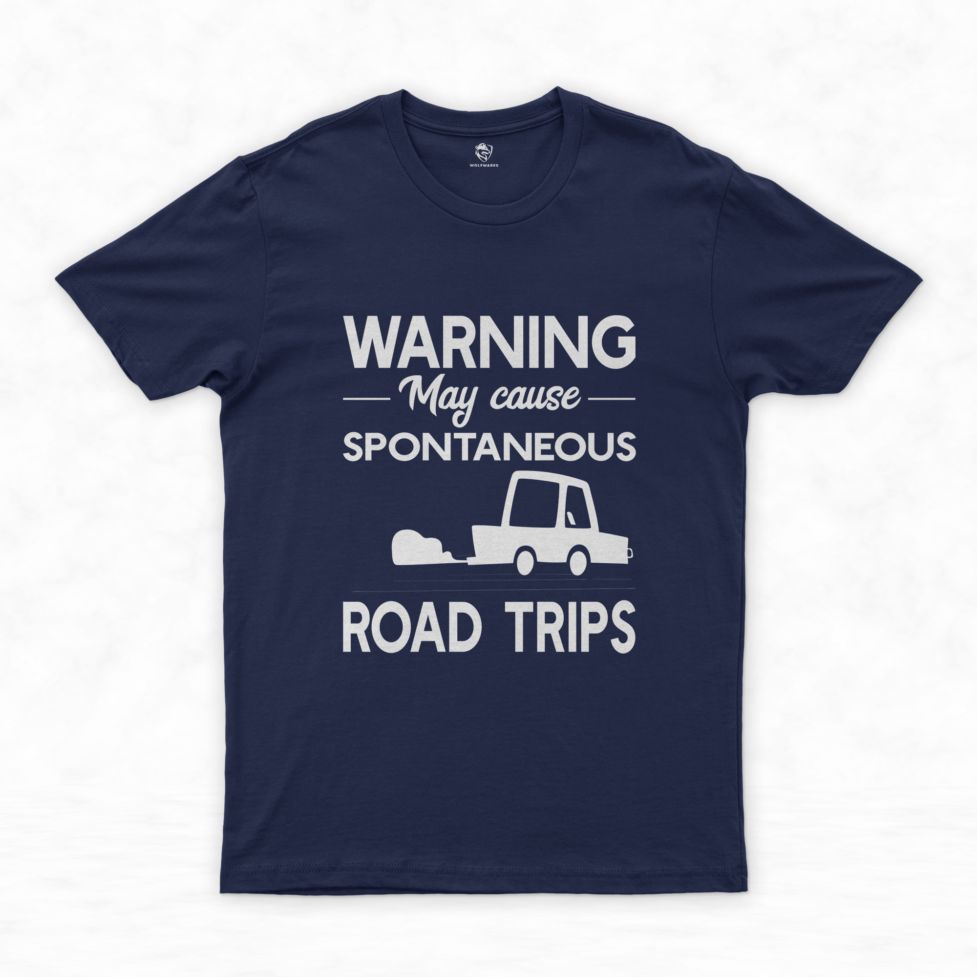 On the Road Again: Cool Camping T- Shirt for Travel Mavericks