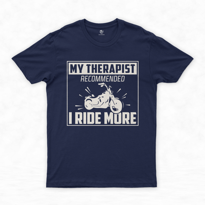Retro Motorcycle T-shirt: Revive Your Spirit with Rider Therapy