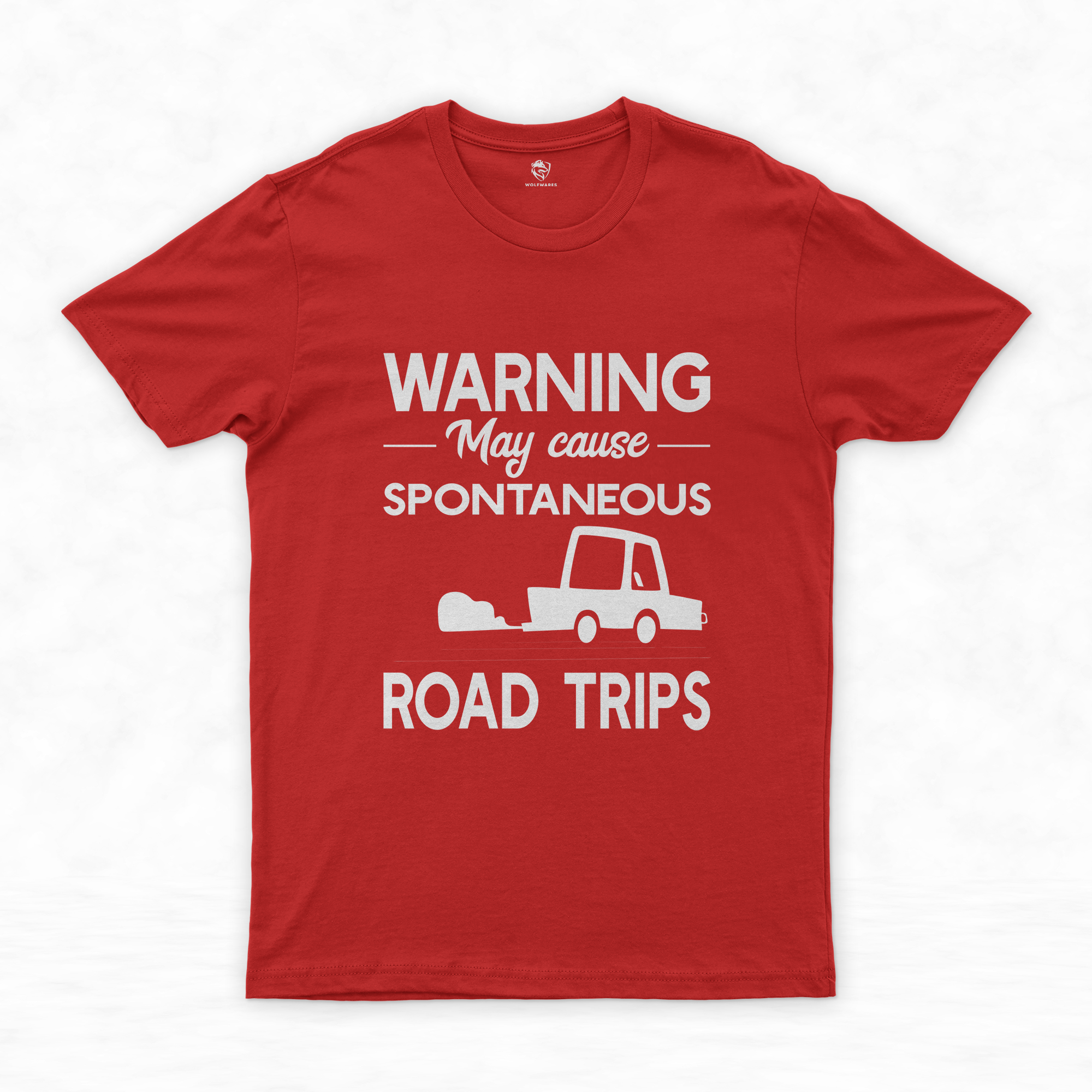 On the Road Again: Cool Camping T- Shirt for Travel Mavericks