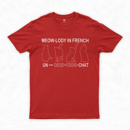 Purr-fect Harmony Collection: Un Deux Trois Cat Shirt & Cute Cat T-shirt