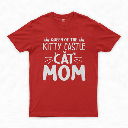 Crowned Cat Queen: Cat Mama Shirt & Mother of Cats Shirt