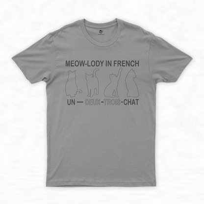 Purr-fect Harmony Collection: Un Deux Trois Cat Shirt & Cute Cat T-shirt